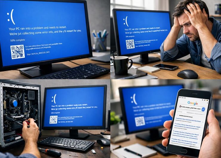 Máy tính bị màn hình xanh – có cần sửa gấp không?